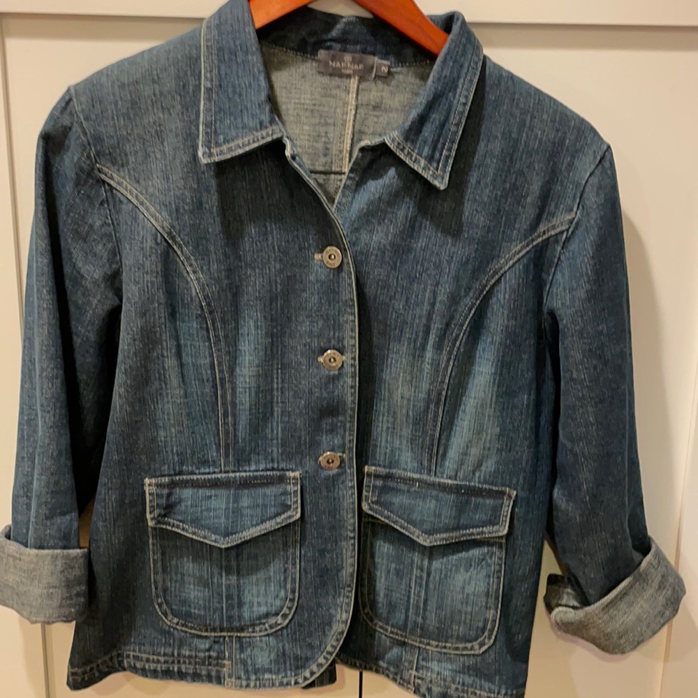 NAF NAF Denim Jacket Size 2